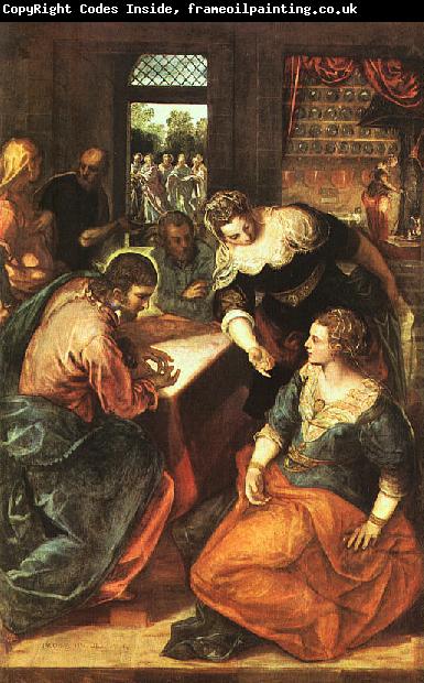 Jacopo Robusti Tintoretto Christ in the House of Martha and Mary